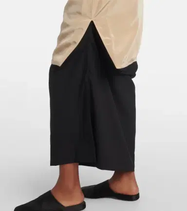 Calvin Klein Collection Tyler layered wool and silk maxi skirt | Thumbnail 3 Calvin Klein Collection Tyler layered wool and silk maxi skirt | Thumbnail 3