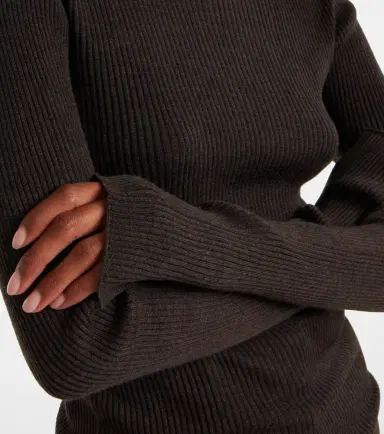 Calvin Klein Collection Ribbed-knit wool sweater | Thumbnail 2