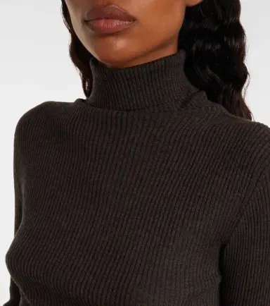 Calvin Klein Collection Ribbed-knit wool sweater | Thumbnail 4