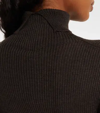 Calvin Klein Collection Ribbed-knit wool sweater | Thumbnail 6