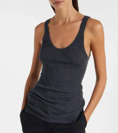 Calvin Klein Collection Ella ribbed-knit wool tank top | Thumbnail 4
