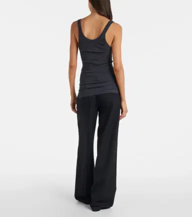 Calvin Klein Collection Ella ribbed-knit wool tank top | Thumbnail 5
