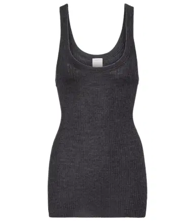 Calvin Klein Collection Ella ribbed-knit wool tank top | Thumbnail 1