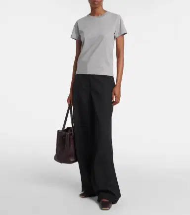 Calvin Klein Collection Cotton jersey T-shirt | Thumbnail 3