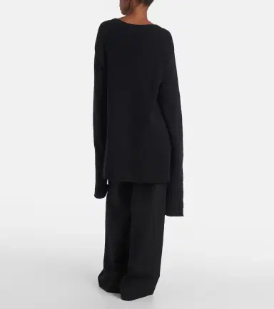 Calvin Klein Collection Cotton, silk, and cashmere sweater | Thumbnail 3