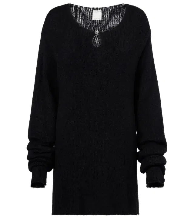 Cotton, silk, and cashmere sweater