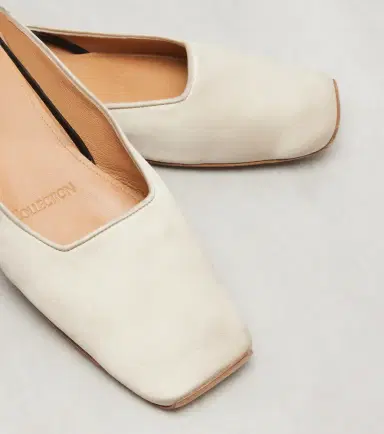 Calvin Klein Collection Kate leather slingback flats | Thumbnail 2