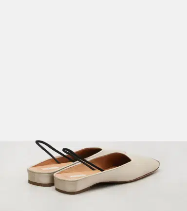 Calvin Klein Collection Kate leather slingback flats | Thumbnail 3