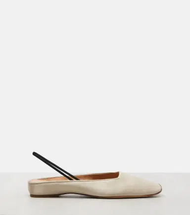 Calvin Klein Collection Kate leather slingback flats | Thumbnail 4
