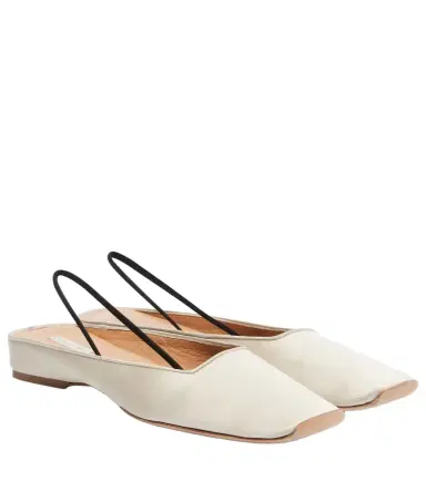 Calvin Klein Collection Kate leather slingback flats | Thumbnail 1