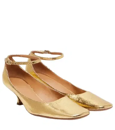 Calvin Klein Collection Anna metallic leather pumps | Thumbnail 1 Calvin Klein Collection Anna metallic leather pumps | Thumbnail 1