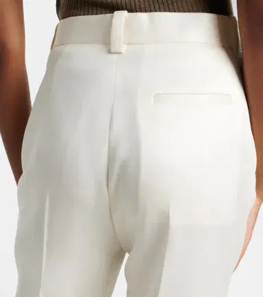Calvin Klein Collection Lucia high-rise wool and silk slim pants | Thumbnail 2 Calvin Klein Collection Lucia high-rise wool and silk slim pants | Thumbnail 2