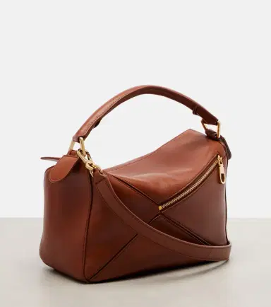 Loewe Featherlight Puzzle Small leather top-handle bag | Thumbnail 2 Loewe Featherlight Puzzle Small leather top-handle bag | Thumbnail 2