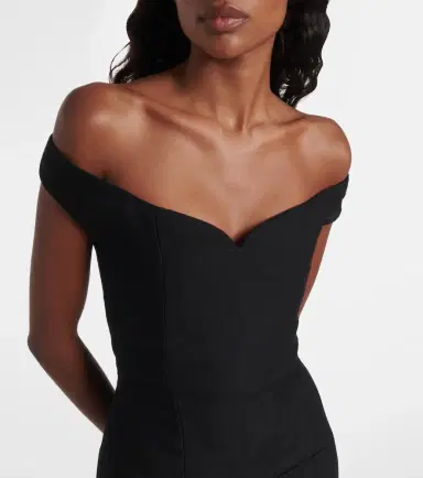 Calvin Klein Collection Bonny wool and linen-blend midi dress | Thumbnail 3 Calvin Klein Collection Bonny wool and linen-blend midi dress | Thumbnail 3