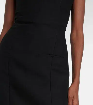 Calvin Klein Collection Bonny wool and linen-blend midi dress | Thumbnail 4 Calvin Klein Collection Bonny wool and linen-blend midi dress | Thumbnail 4