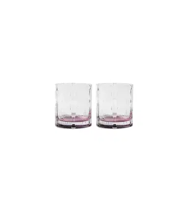 La DoubleJ Bamboo set of 2 crystal tumblers | Thumbnail 1
