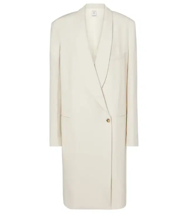 Evelyn double-breasted wool coat