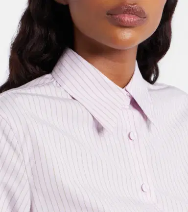 Calvin Klein Collection Pinstripe cotton poplin shirt | Thumbnail 6 Calvin Klein Collection Pinstripe cotton poplin shirt | Thumbnail 6