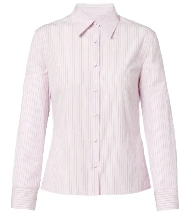 Calvin Klein Collection Pinstripe cotton poplin shirt