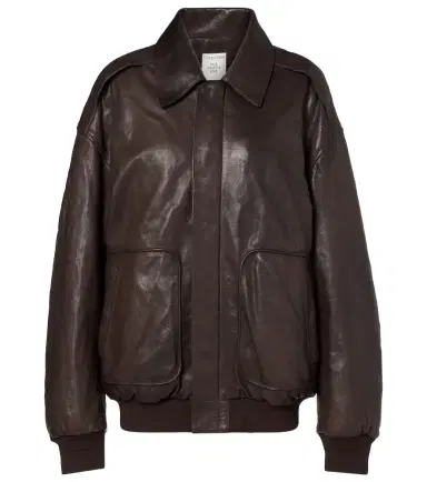 Calvin Klein Collection Johnson leather bomber jacket | Thumbnail 1