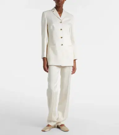 Calvin Klein Collection Adrian wool and silk blazer | Thumbnail 6