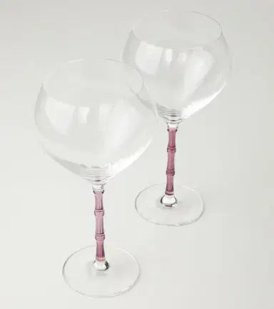La DoubleJ Bamboo Balloon set of 2 glasses | Thumbnail 2