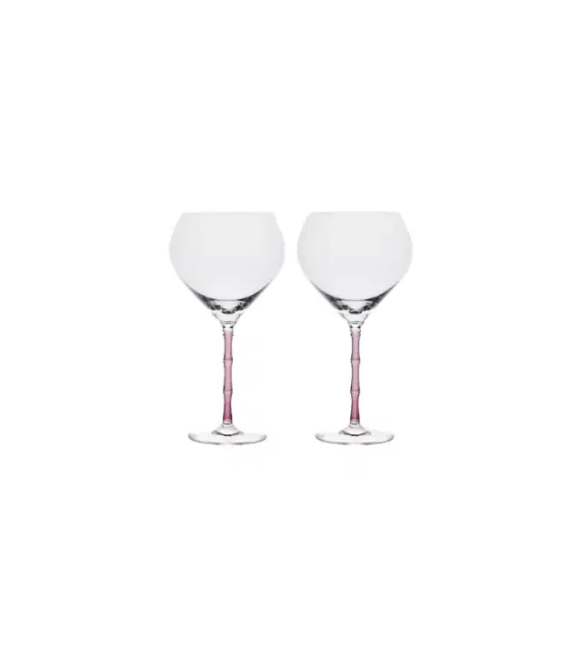 La DoubleJ Bamboo Balloon set of 2 glasses