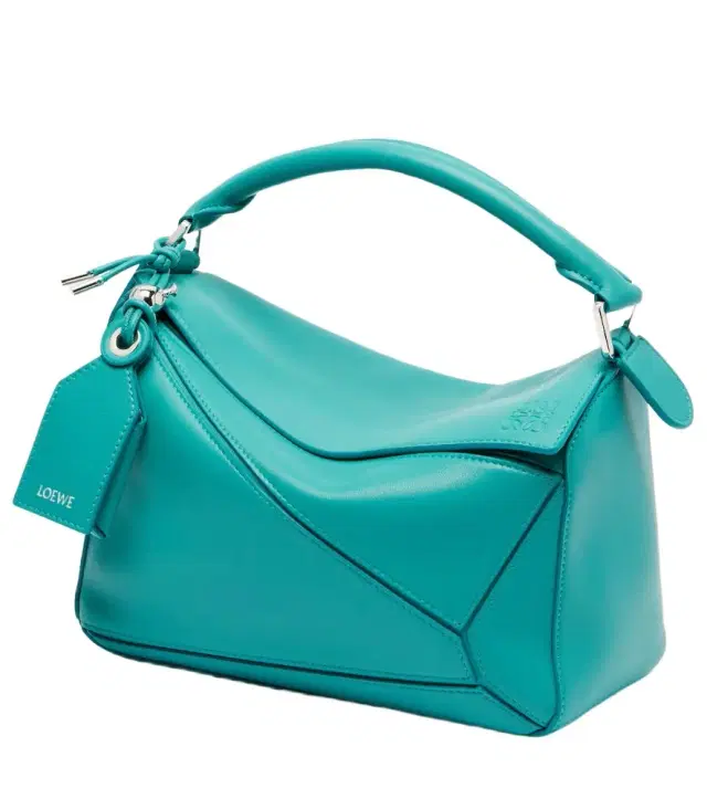 Loewe Featherlight Puzzle Small leather top-handle bag