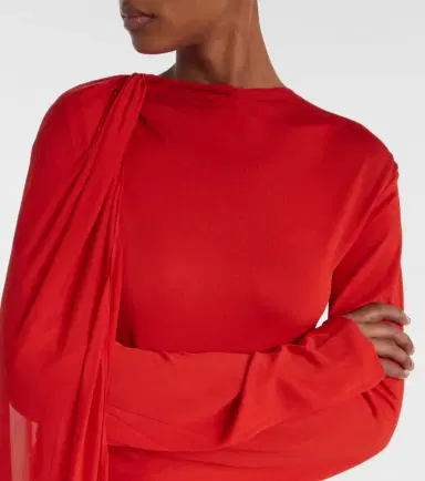 Calvin Klein Collection Sara draped jersey gown | Thumbnail 2