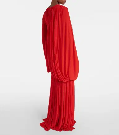 Calvin Klein Collection Sara draped jersey gown | Thumbnail 3