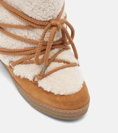 Isabel Marant Nowles shearling and suede snow boots | Thumbnail 4 Isabel Marant Nowles shearling and suede snow boots | Thumbnail 4