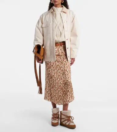 Isabel Marant Nowles shearling and suede snow boots | Thumbnail 5 Isabel Marant Nowles shearling and suede snow boots | Thumbnail 5