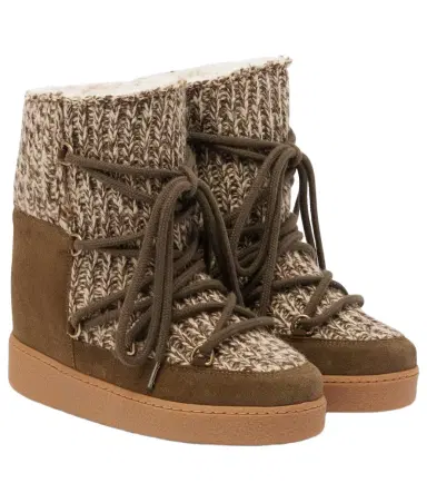 Isabel Marant Suede-trimmed snow boots | Thumbnail 1 Isabel Marant Suede-trimmed snow boots | Thumbnail 1