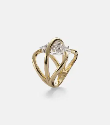 YEPREM Golden Strada 18kt yellow and white gold ring with diamonds | Thumbnail 2 YEPREM Golden Strada 18kt yellow and white gold ring with diamonds | Thumbnail 2