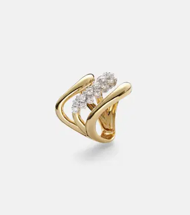 YEPREM Golden Strada 18kt gold ring with diamonds | Thumbnail 4 YEPREM Golden Strada 18kt gold ring with diamonds | Thumbnail 4