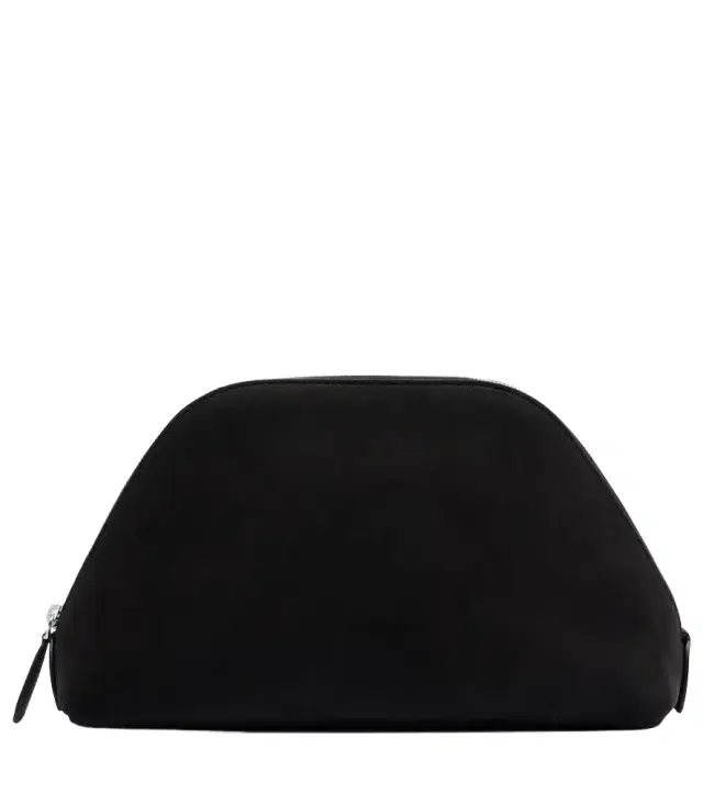 Devon suede clutch