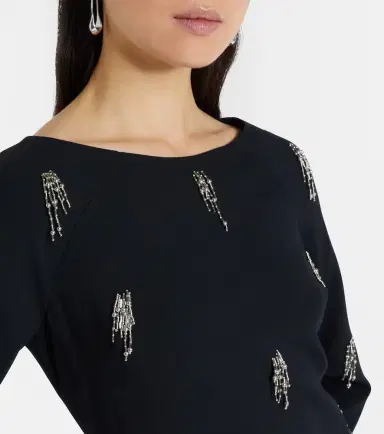 Simkhai Coretta embellished crêpe midi dress | Thumbnail 2 Simkhai Coretta embellished crêpe midi dress | Thumbnail 2