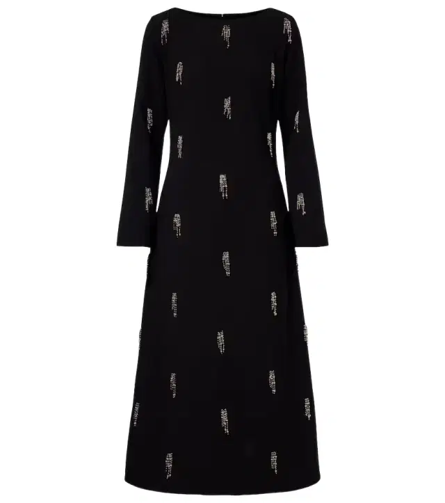 Simkhai Coretta embellished crêpe midi dress