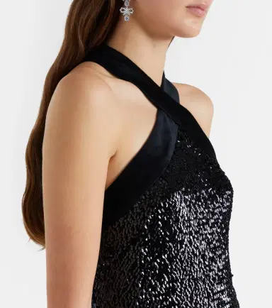 Simkhai Isla sequined halterneck minidress | Thumbnail 3
