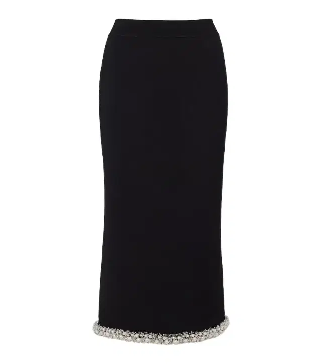 Simkhai Idina embellished knitted pencil skirt