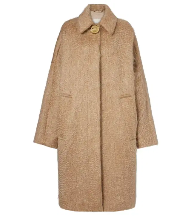 Joseph Alger wool and mohair-blend coat