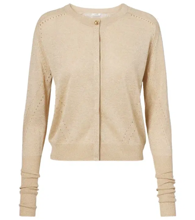 Tasse lamé cardigan