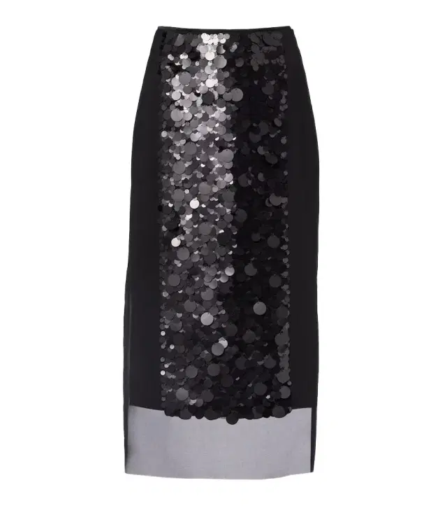 Cambo sequined chiffon midi skirt