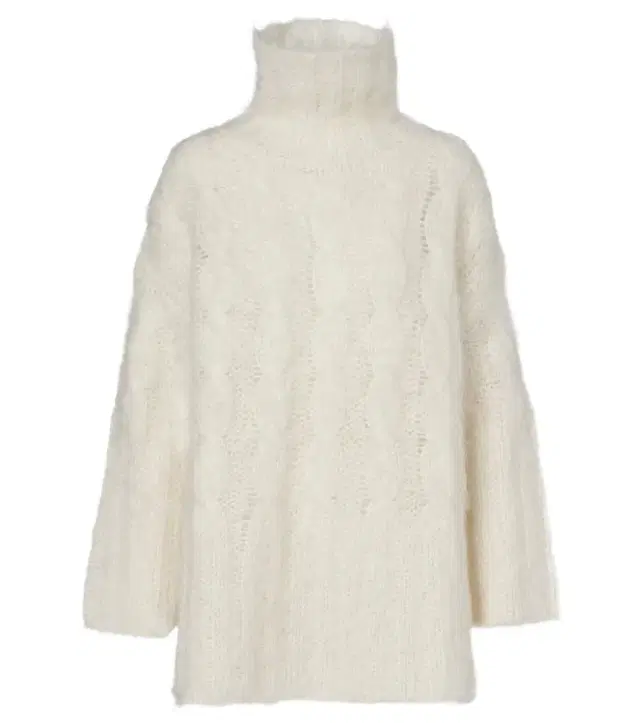 Fortin cable-knit mohair-blend sweater