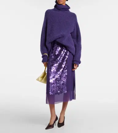Joseph Cambo sequined midi skirt | Thumbnail 5