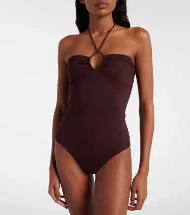 Tory Burch Keyhole halterneck swimsuit | Thumbnail 5