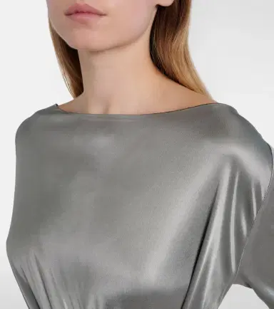 Tory Burch Gathered jersey midi dress | Thumbnail 3