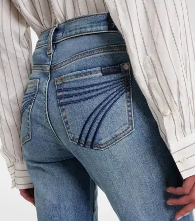 7 For All Mankind Dojo 36'' mid-rise bootcut jeans | Thumbnail 3 7 For All Mankind Dojo 36'' mid-rise bootcut jeans | Thumbnail 3