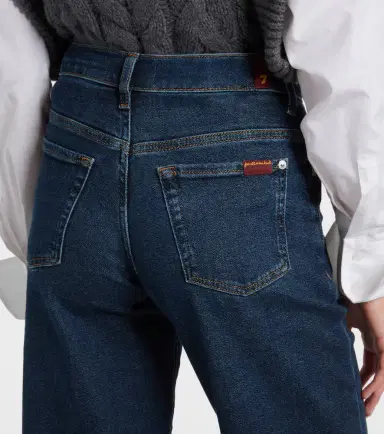 7 For All Mankind Stovepipe Straight mid-rise straight jeans | Thumbnail 4 7 For All Mankind Stovepipe Straight mid-rise straight jeans | Thumbnail 4