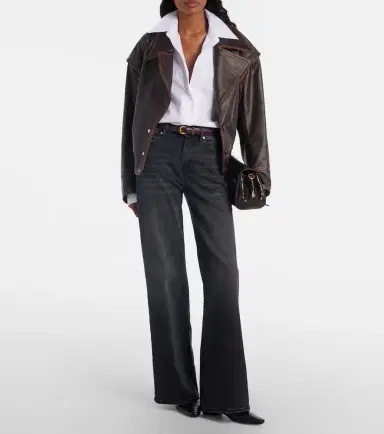 7 For All Mankind Lotta high-rise wide-leg jeans | Thumbnail 5